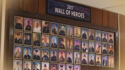 Jonny Castro's "Wall of Heroes"
