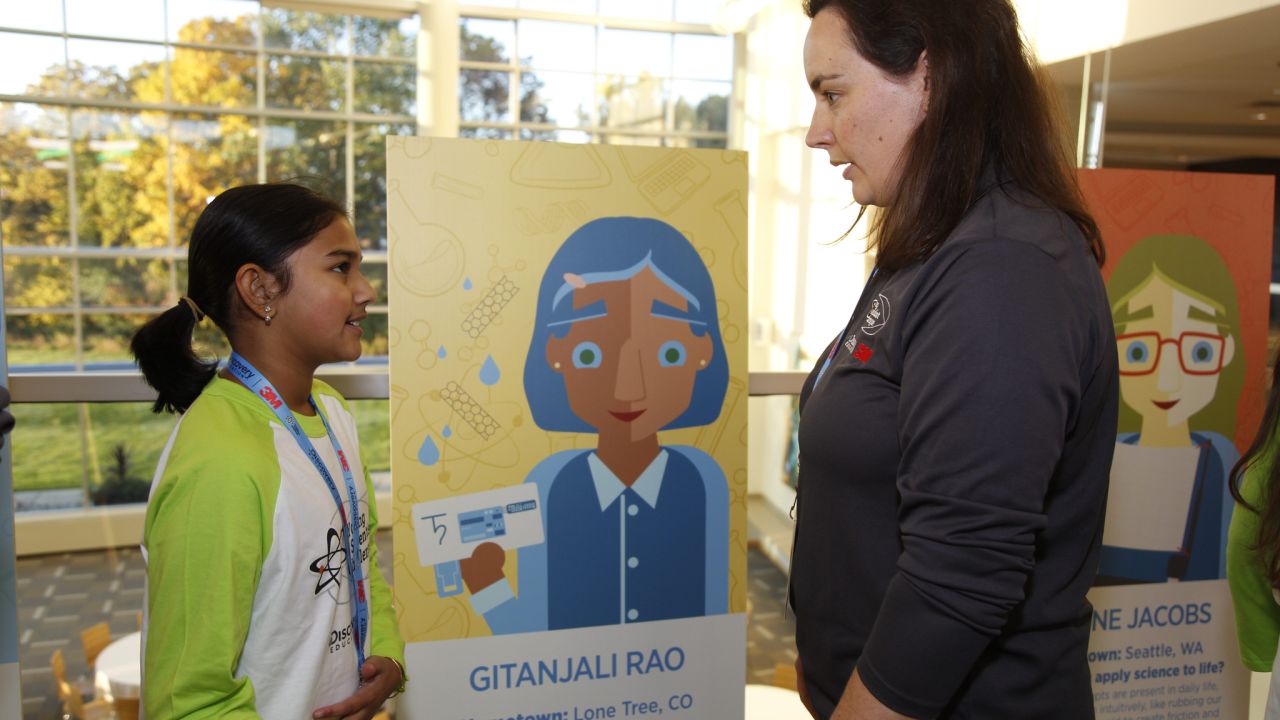Gitanjali Rao with Kathleen Shafer.
