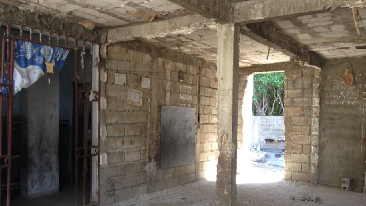 Conditions at Four Winds Spirit Orphanage, Haiti. Photo courtesy Lumos.