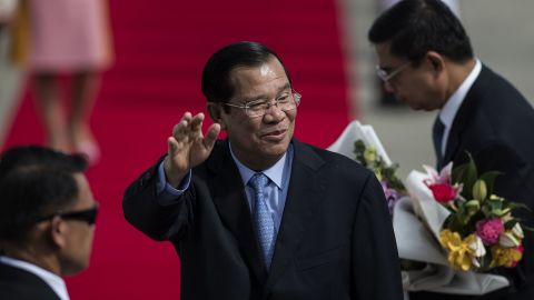 Cambodia's Prime Minister Hun Sen arrives in Manila on Saturday ahead of the 31st Southeast Asian Nations