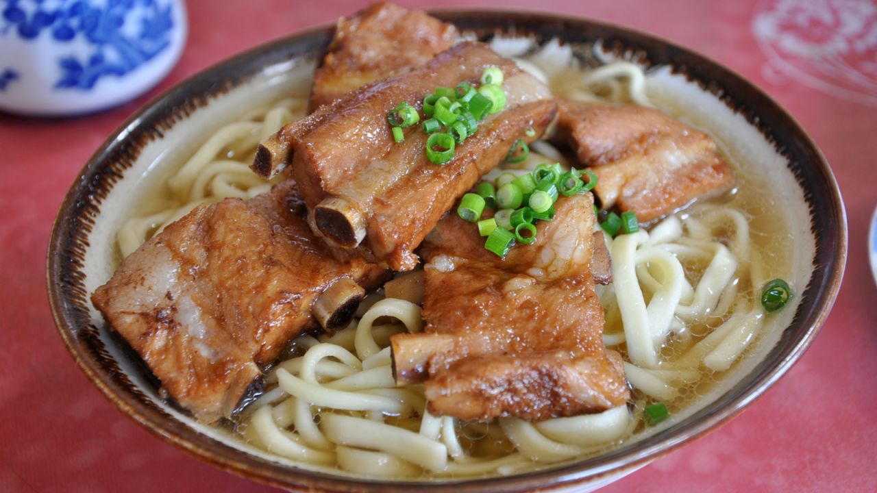 <strong>Popular dish: </strong>Okinawa soba -- noodles -- are firm and chewy and come served in a clear broth of pork, bonito fish flakes and konbu (kelp). Soki (slow-cooked spare ribs) is one of the most common toppings. 