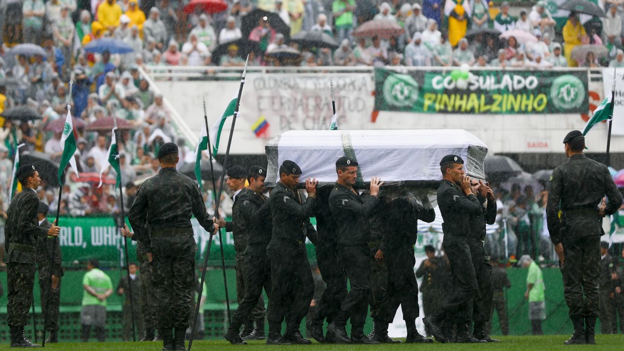 19 Chapecoense players were killed in the crash on November 28, 2016