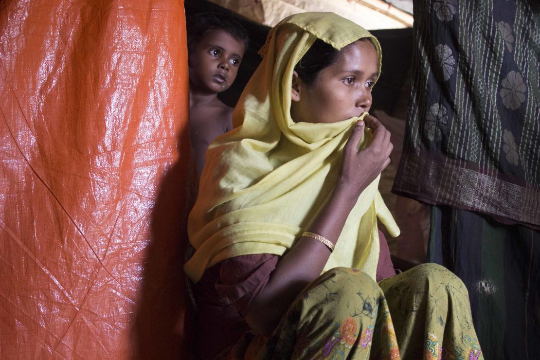Rashida Begum says she was raped by multiple Myanmar soldiers before she fled to the refugee camps in Bangladesh. 