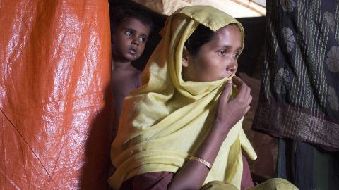 Rashida Begum says she was raped by multiple Myanmar soldiers before she fled to the refugee camps in Bangladesh. 