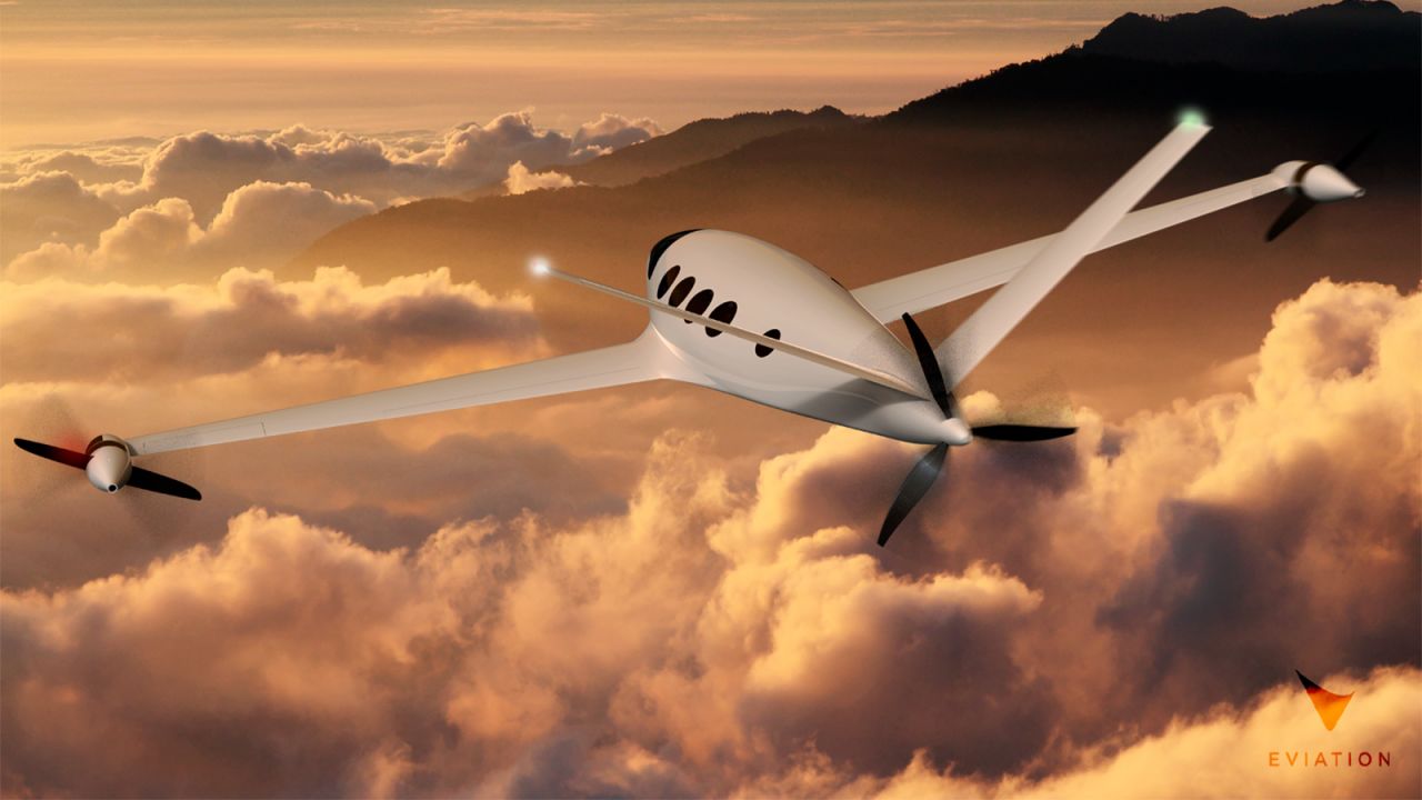 <strong>Eviation Aircraft:</strong> Eviation is a sleek nine-passenger, self-piloted, all-electric aircraft intended to operate primarily in the 100 to 600 mile range (although the aircraft will have a longer maximum range). 