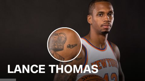 Lance Thomas NBA Tattoo