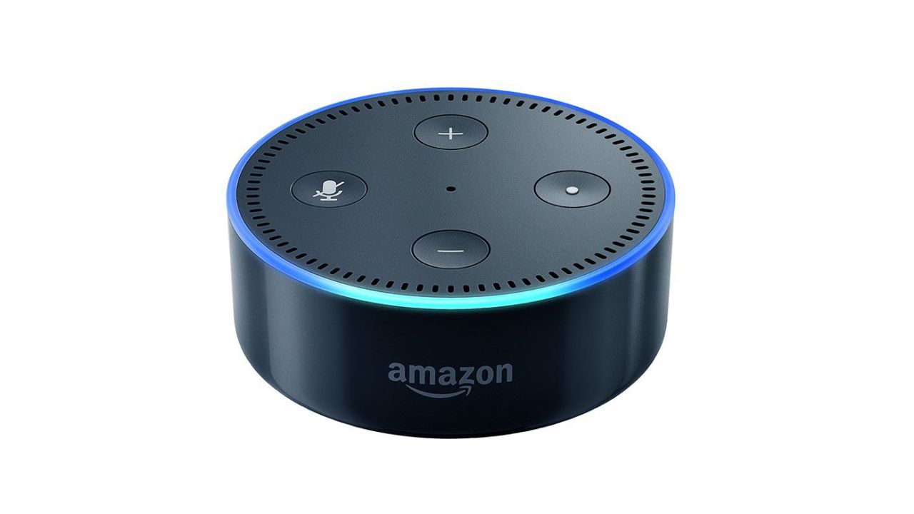 <strong>A: Amazon Echo Dot ($49.99; </strong><a href="http://amzn.to/2hMuHvo" target="_blank" target="_blank"><strong>amazon.com</strong></a><strong>) </strong>