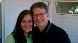 Franken poses in 2010 with Lindsay Menz, a 33-year-old woman who now lives in Frisco, Texas. 