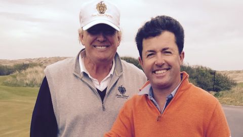 Shane O'Donoghue with Trump