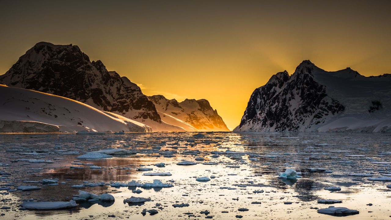 Peacock hopes to continue combining medical work with travel, to locations including the Antarctic Lemaire channel, pictured here.