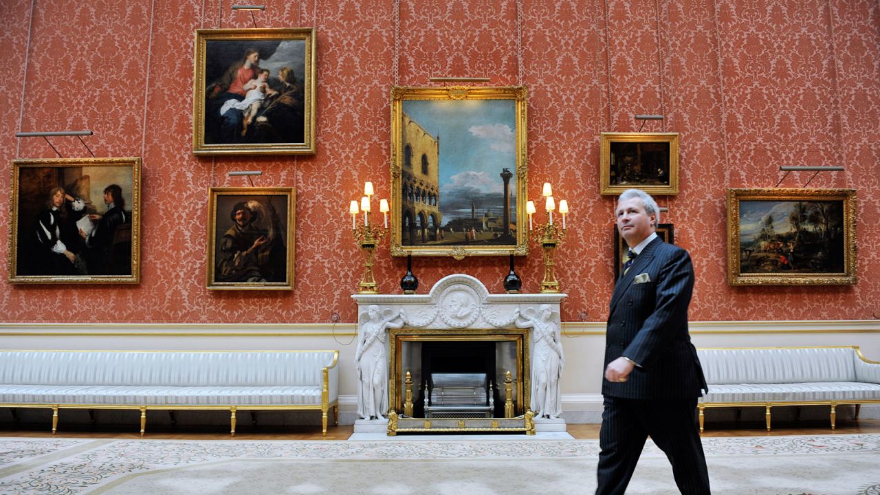The Picture Gallery -- one of 19 State Rooms at Buckingham Palace.