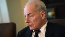 WASHINGTON, DC - NOVEMBER 20: White House Chief of Staff John Kelly attends a cabinet meeting with President Donald Trump, at the White House on November 20, 2017 in Washington, D.C. President Trump officially designated North Korea as a state sponsor of terrorism. Photo by Kevin Dietsch/UPI