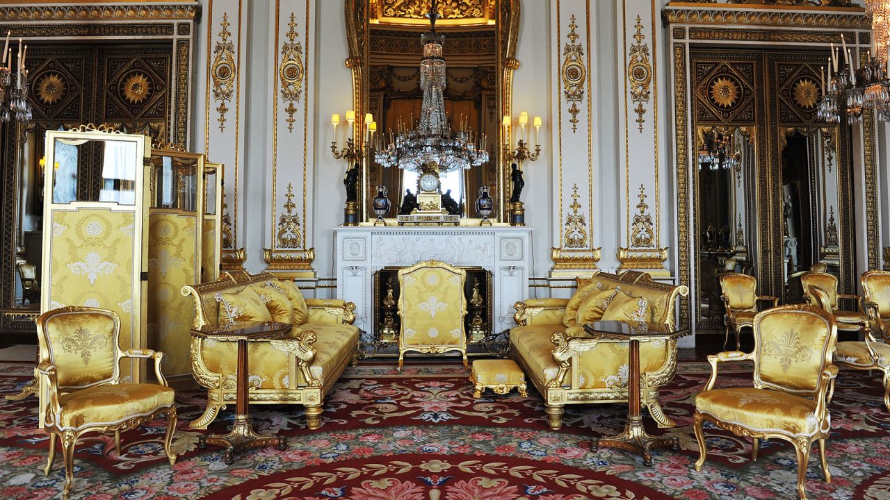 Can you spot the secret door in the White Drawing Room?