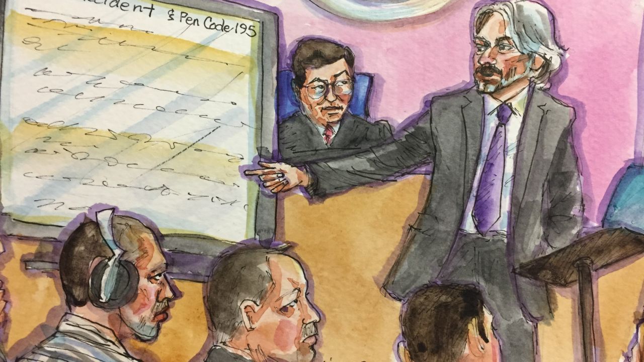 Defense attorney Matt Gonzalez makes closing arguments in the murder trial of Jose Ines Garcia Zarate.