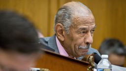 Representative John Conyers, a Democrat from Michigan and ranking member of the House Judiciary Committee, makes an opening statement during a hearing with Jeff Sessions, U.S. attorney general, not pictured, in Washington, D.C., U.S., on Tuesday, Nov. 14, 2017. Sessions denied he lied or misled Congress about contacts with Russia by people involved in Donald Trump's presidential campaign. Photographer: Andrew Harrer/Bloomberg via Getty Images
