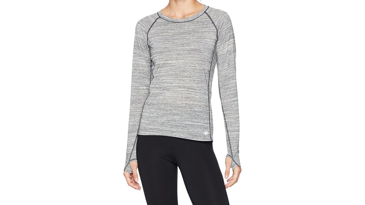 <strong>New Balance Women's Long Sleeved Heathered Tee ($17.99, originally $29.99; </strong><a href="http://amzn.to/2iBnrjn" target="_blank" target="_blank"><strong>amazon.com</strong></a><strong>)</strong>
