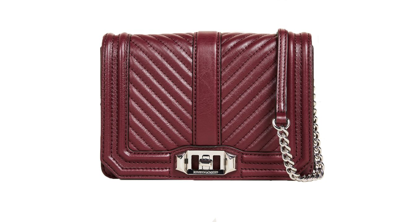 <strong>Rebecca Minkoff Women's Chevron Quilted Small Love Cross Body Bag ($87.75, originally $135.60; </strong><a href="http://amzn.to/2zwEcqd" target="_blank" target="_blank"><strong>amazon.com</strong></a><strong>) </strong>