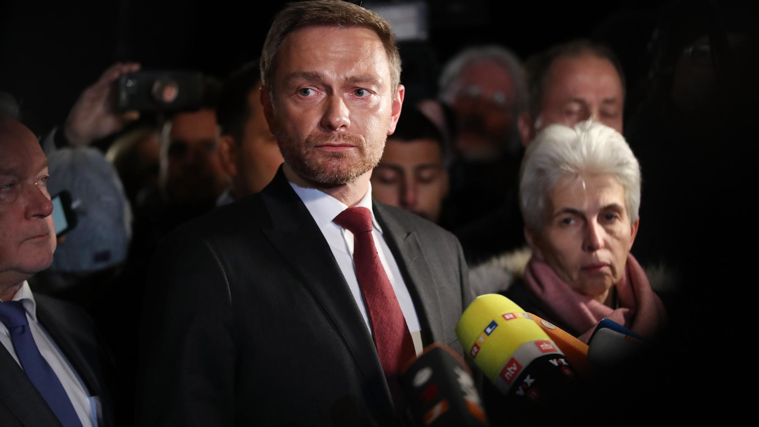 Christian Lindner, leader of the Free Democrats (FDP) announced his party's withdrawal from coalition talks late Sunday.