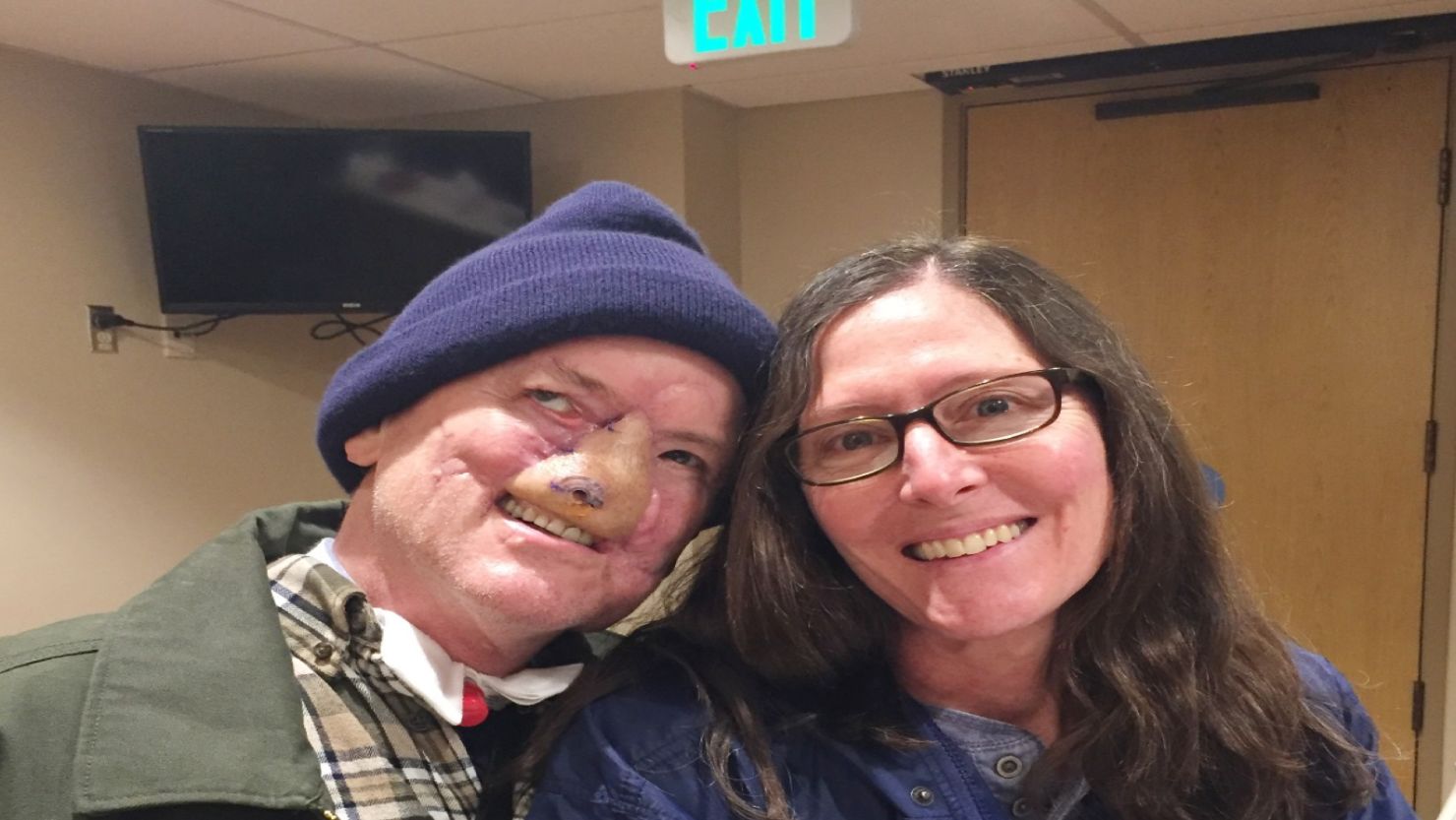 Lee Brooke survived a grizzly bear attack in October 2016. He said he wanted to survive to see his wife, Martha, again.