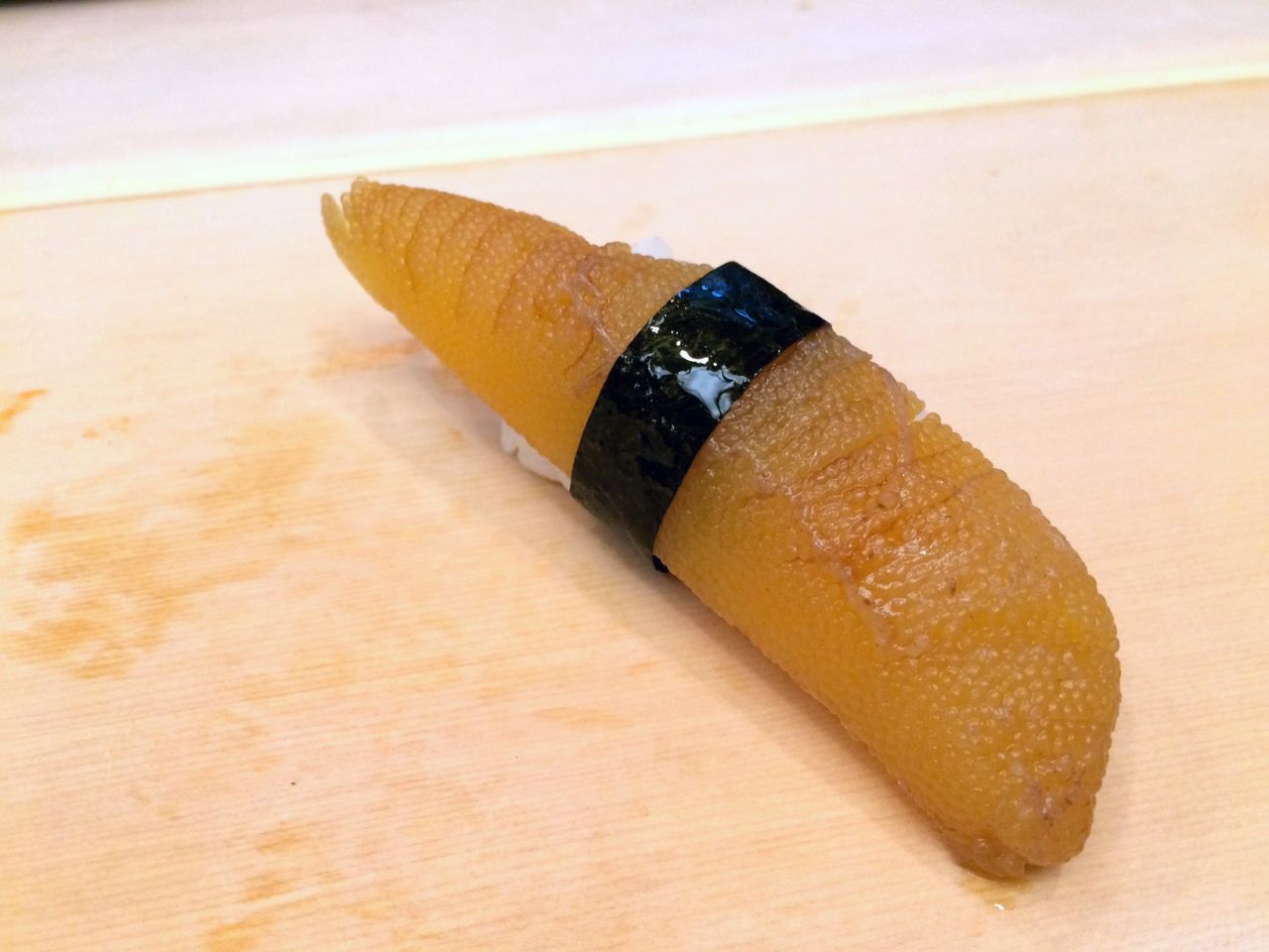 <strong>Herring roe:</strong> Best enjoyed in springtime when the fish spawn, Hokkaido herring roe is considered a rare delicacy. It takes extra time to prepare as it needs to rehydrate in a marinade before it's served.  