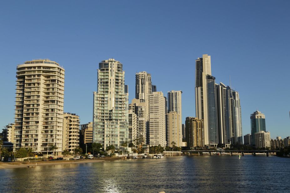 <strong>Such great heights:</strong> Between the suburbs of Surfers Paradise and neighboring Broadbeach to the south, cranes are busily erecting new hotels and cloud-scraping skyscrapers. Coming up quickly is the $712 million <a href="https://jewelgc.com/" target="_blank" target="_blank">Jewel</a> -- its three towers set to become Australia's largest beachfront mixed-use development. 