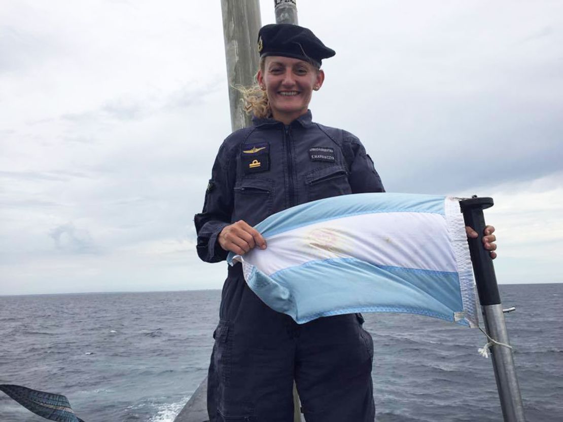 Argentina's first female submarine officer, Eliana Krawczyk, was among the crew of the ARA San Juan. 