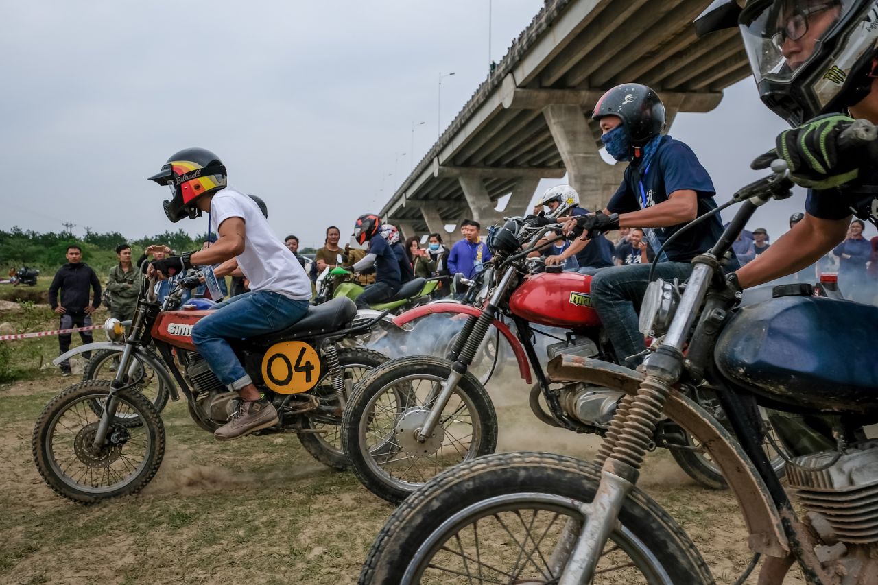 <strong>Fair trade:</strong> "They were more popular in the north, partially because of the connection with Eastern Bloc countries, and the mountain roads were nearly impassable," says Christensen. "Using a scooter like a Honda Dream was not an option for farming communities. The Minsk were strong and could carry heavy loads."