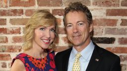 WASHINGTON, DC - APRIL 29:  Author Kelley Paul and her husband Sen. Rand Paul (R-KY) attend Capitol File's book release party for Kelley Paul's "True and Constant Friends" on April 29, 2015 at ENO Wine Bar in Washington, DC.  (Photo by Paul Morigi/Getty Images for Capitol File Magazine)