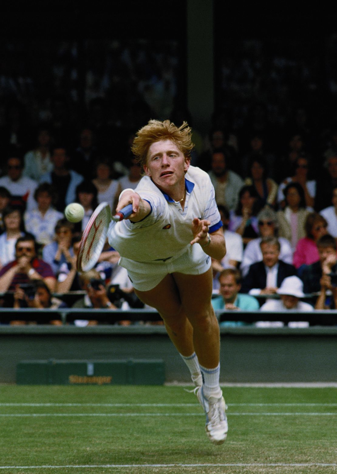 Becker became the youngest man to win Wimbledon at the age of 17 in 1985.