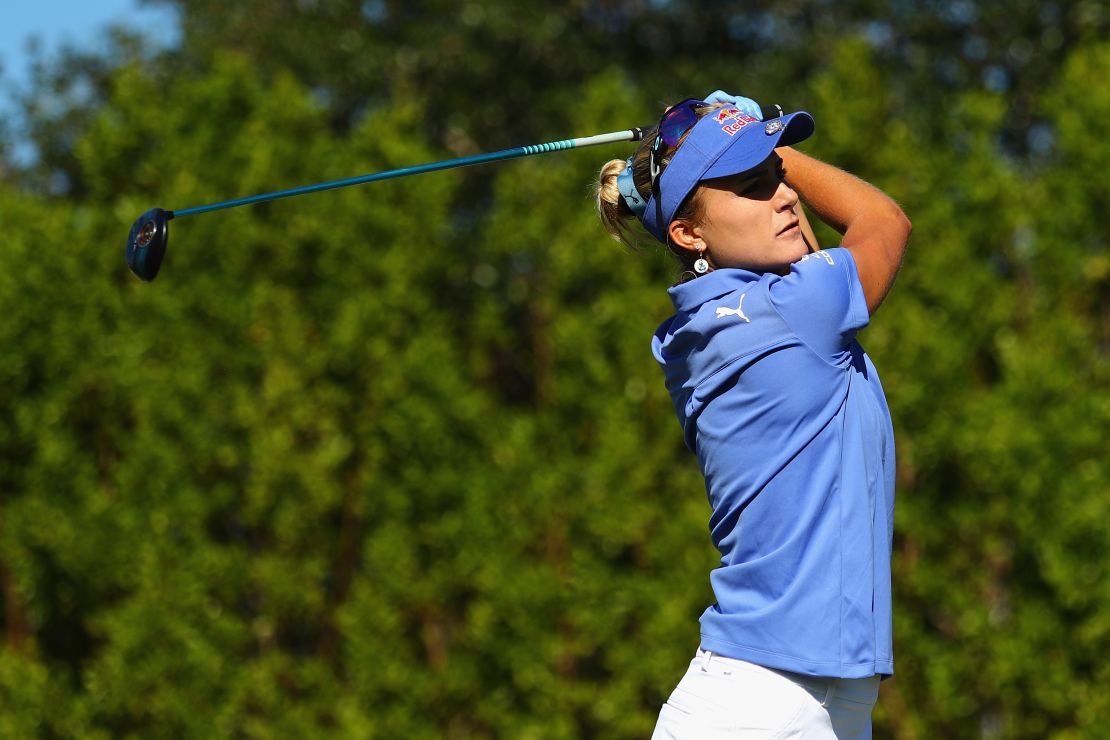 Lexi Thompson led the LPGA Tour in driving accuracy and greens in regulation in 2017