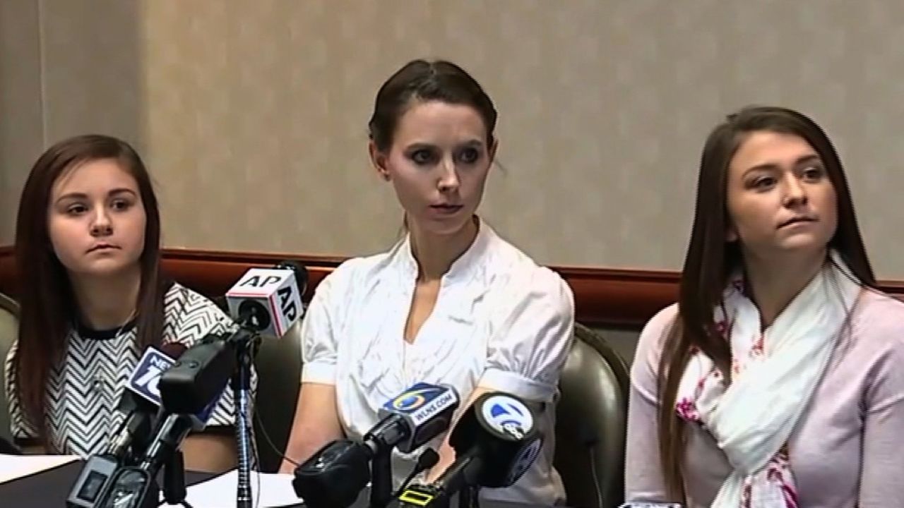Kaylee Lorincz, Rachael Denhollander and Lindsey Lemke spoke out against Nassar and the institutions that protected him on Wednesday.