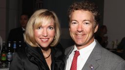 Kelley Paul (L) and U.S. Senator Rand Paul attend the red carpet screening in the nation's capitol for the TV movie event "Five" hosted by Lifetime and Jennifer Aniston at Ronald Reagan Building and International Trade Center on October 3, 2011 in Washington, DC.  