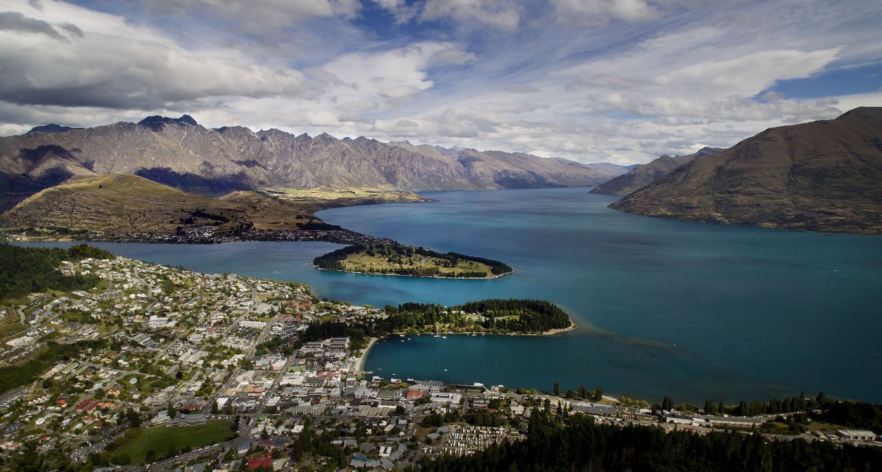 How about Christmas in Queenstown, New Zealand?  Take in views of Lake Wakatipu with the Remarkables mountain range in the background.   