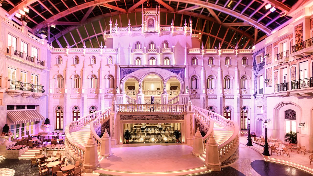 MGM Macau's Portuguese-inspired Grande Praca.
