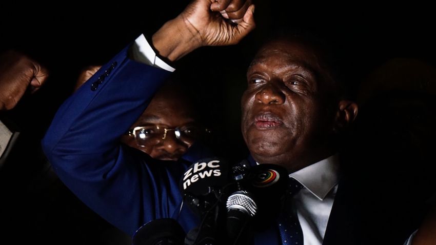 Ousted former Vice President of Zimbabwe Emmerson Mnangagwa