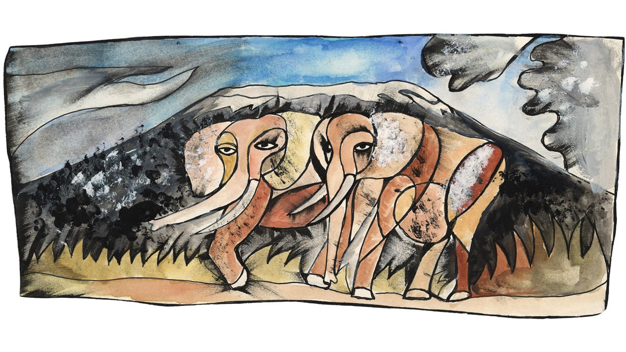 "Elephants," by Dan Eldon