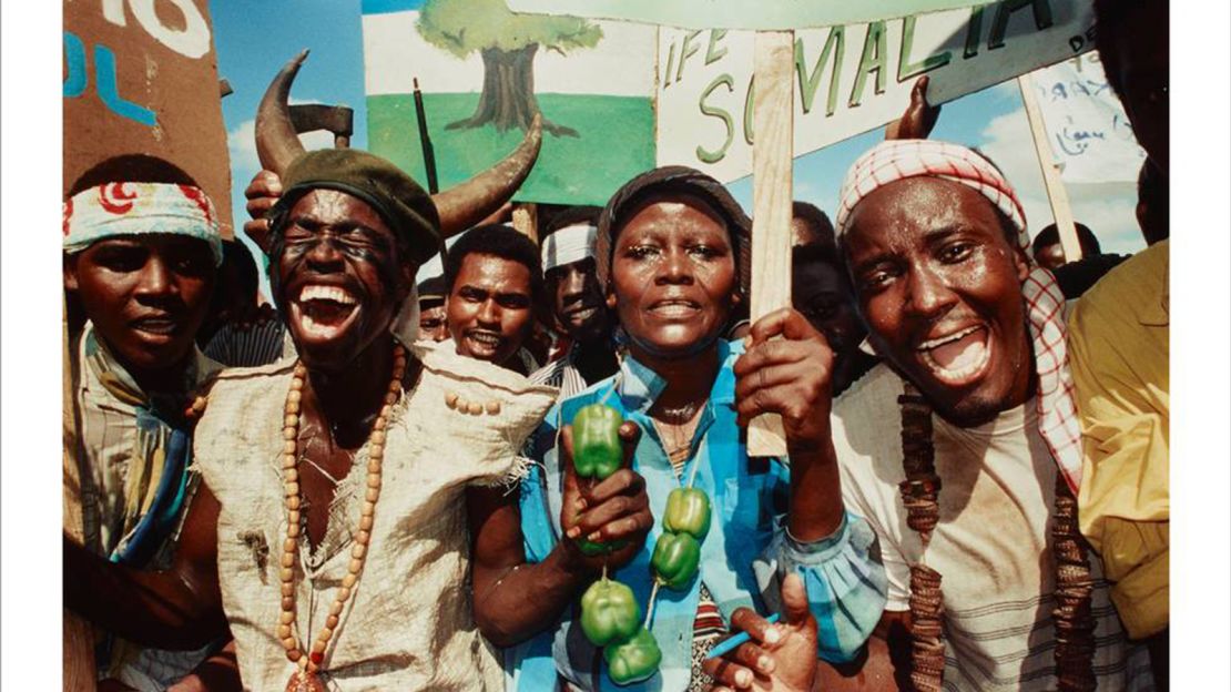 A photo taken by Dan Eldon in Mogadishu, Somalia, in 1992.