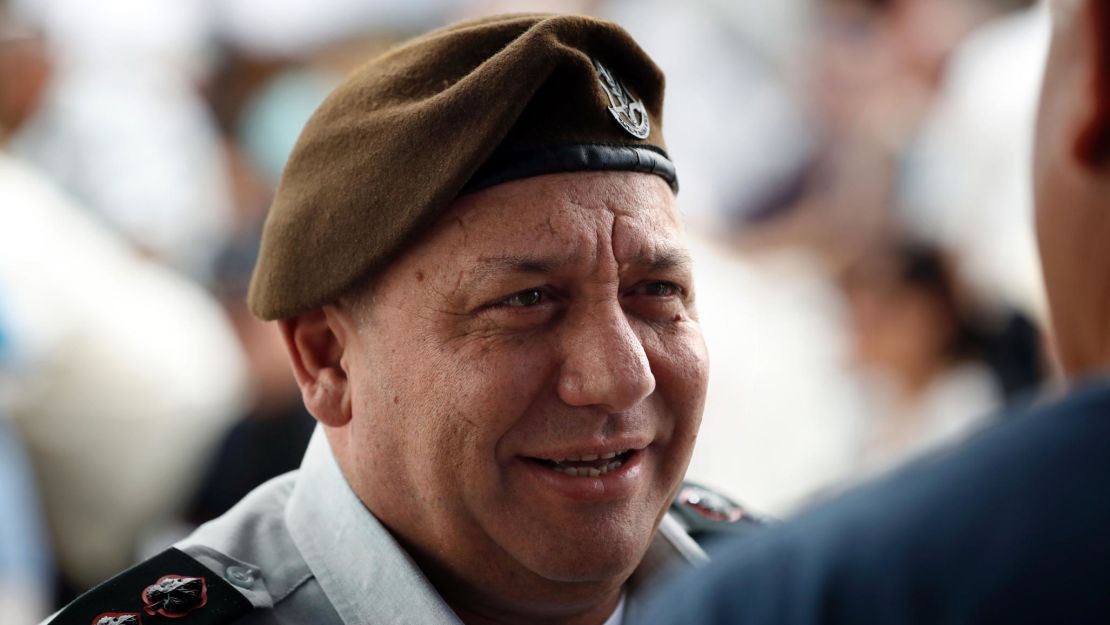 Israeli Chief of Staff General Gadi Eizenkot attends a ceremony marking the 10th anniversary of the 2006 war between Israel and Hezbollah in Jerusalem.