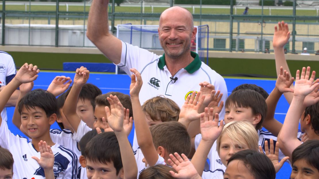 Alan Shearer at Hong Kong Football Club.