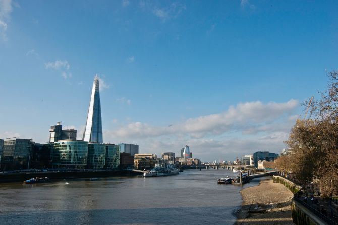 <strong>A different view: </strong>The view has changed significantly since Victorian times. "If you think back to the 1800s, all along here, this view would have been warehouses,"says Tower Bridge tour guide Rosie Haines. "The river would have been really busy, full of boats. There would have been 160 boats coming through this area every day."