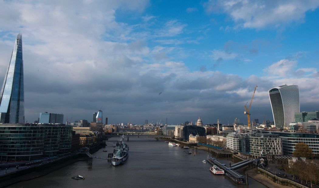 <strong>Incredible views:</strong> Visitors to Tower Bridge can stroll along the walkways connecting the two towers, and admire the views of the formerly bustling port below. 