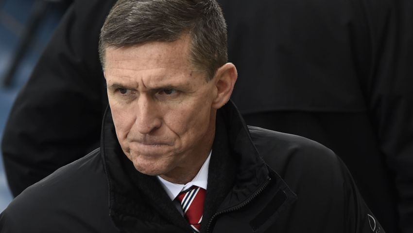 WASHINGTON, DC - JANUARY 20: Retired Army Lt. General Michael Flynn arrives for the Presidential Inauguration of Donald Trump at the US Capitol on January 20, 2017 in Washington, DC. Flynn is appointed National Security Advisor to Trump. Donald J. Trump will become the 45th president of the United States today.  (Photo by Saul Loeb - Pool/Getty Images)