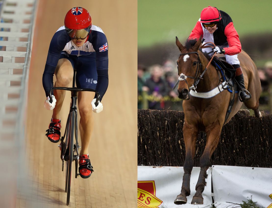 Olympic track cyclist Victoria Pendleton switched to a different kind of saddle last year.