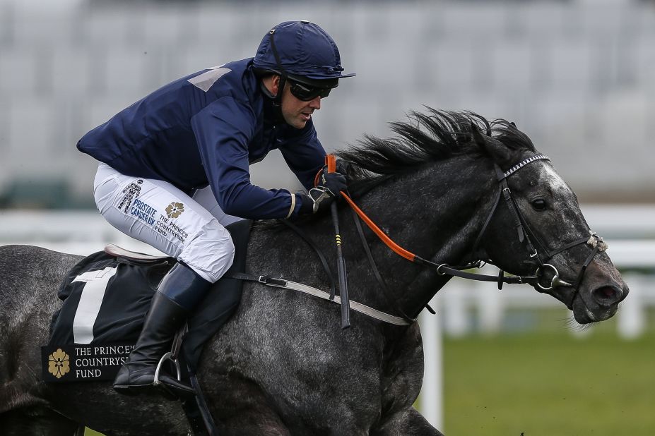 The former footballer was riding Calder Prince, trained by Tom Dascombe who is based at Owen's Cheshire stables