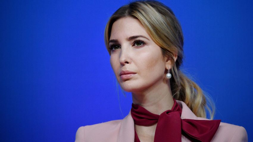 Ivanka Trump attends a session named "Taking women-owned businesses to the next level" as part of the World Bank and International Monetary Fund annual meetings in Washington, DC, on October 14, 2017. / AFP PHOTO / JIM WATSON        (Photo credit should read JIM WATSON/AFP/Getty Images)