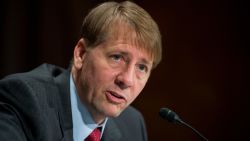 UNITED STATES - JULY 15: Consumer Financial Protection Bureau Director Richard Cordray testifies during the Senate Banking, Housing and Urban Affairs Committee hearing on the CFPB's semi-annual report to Congress on Wednesday, July 15, 2015. (Photo By Bill Clark/CQ Roll Call) (CQ Roll Call via AP Images)