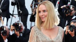 CANNES, FRANCE - MAY 28:  President of the Un Certain Regard jury Uma Thurman attends the Closing Ceremony during the 70th annual Cannes Film Festival at Palais des Festivals on May 28, 2017 in Cannes, France.  (Photo by Neilson Barnard/Getty Images)