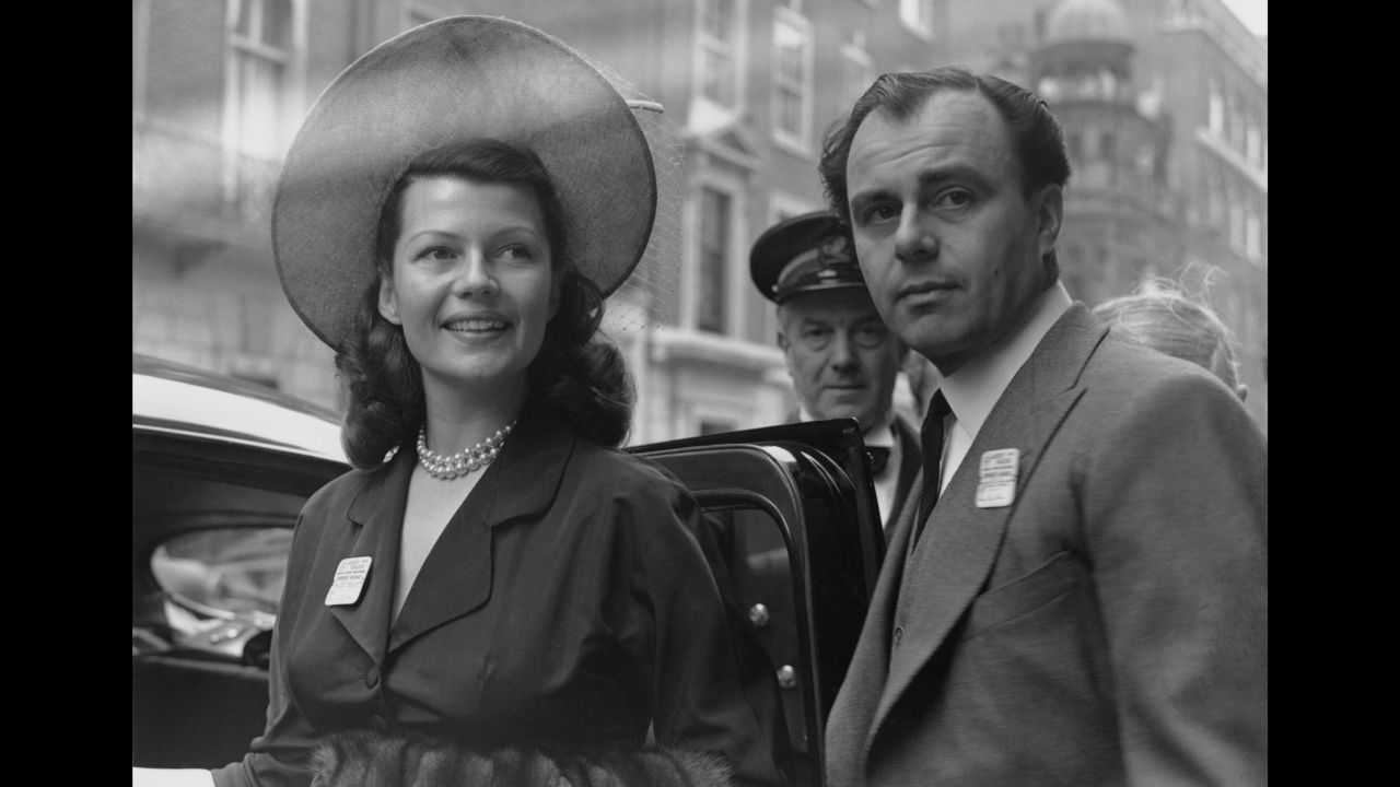 Rita Hayworth married Prince Aly Khan in 1949. The prince was her third husband. They divorced four years later.