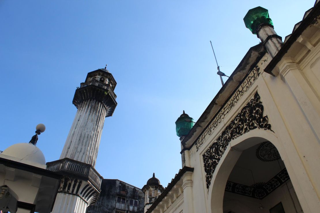 Mogul Shiah Masjid mosque in central Yangon dates back to 1854