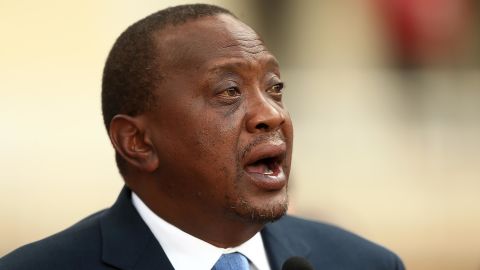 Kenyan President Uhuru Kenyatta